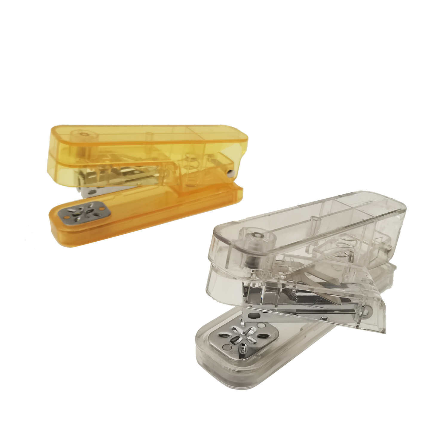 China Factory Creative Manual Colorful 360 Degree Rotating Paper Stapler Office & School Stationary Manual Stapler with logo